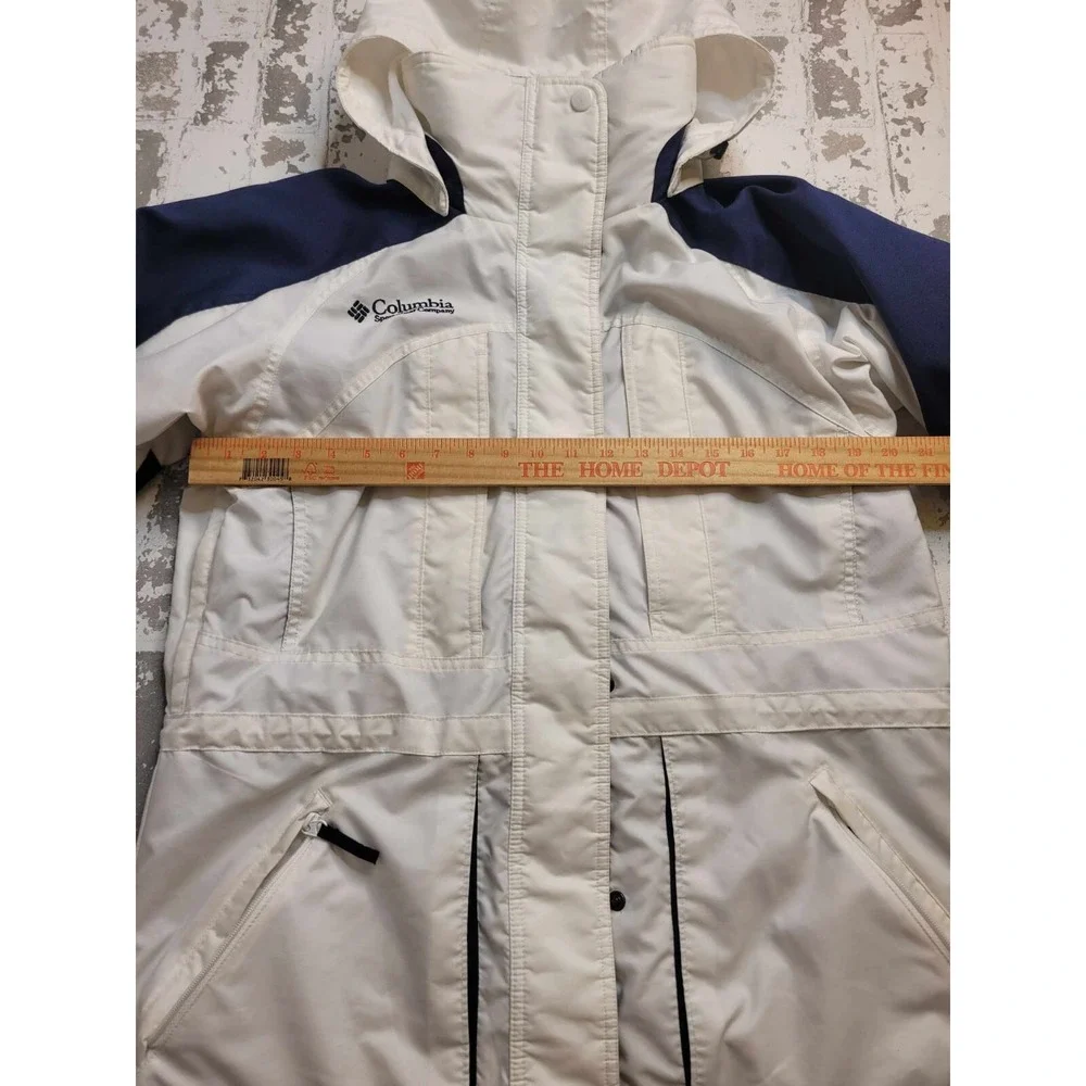 Columbia Outdoors Vintage Double Whammy 90's‎ Ski Jacket White Size M